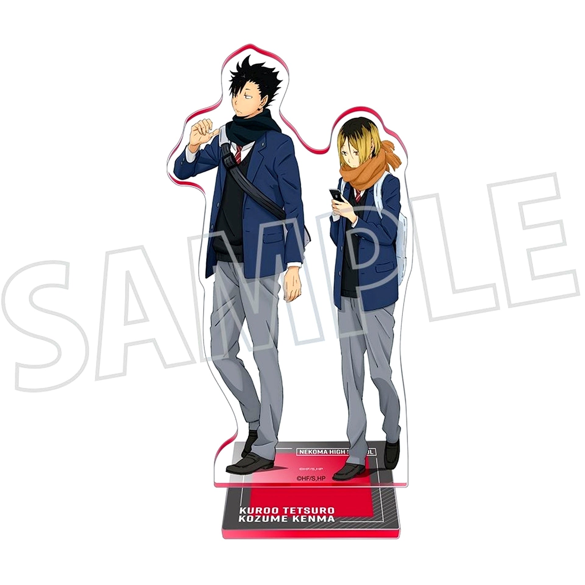 Tetsuro Kuroo & Kenma Kozume Fuchi Kara Stand - Acrylic Stand - Haikyu!! [USED]