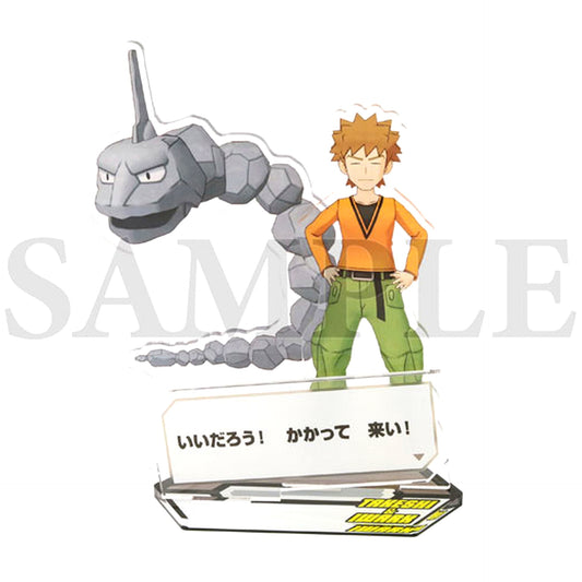 Brock & Onix Sync Pair Quote Acrylic Stand Pokemon Masters EX [USED]