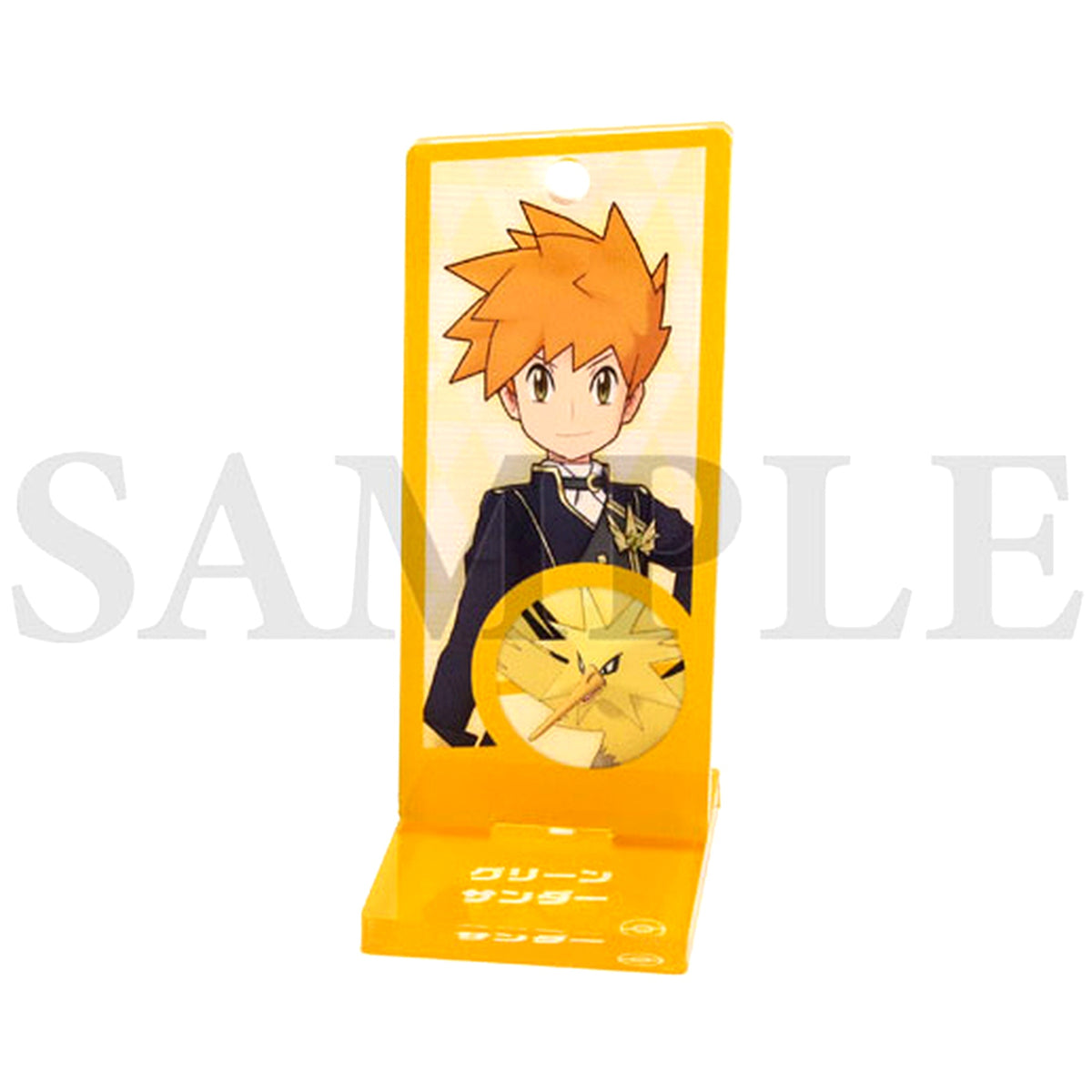 Blue Champion & Zapdos Team Formation Acrylic Stand Pokemon Masters EX [USED]