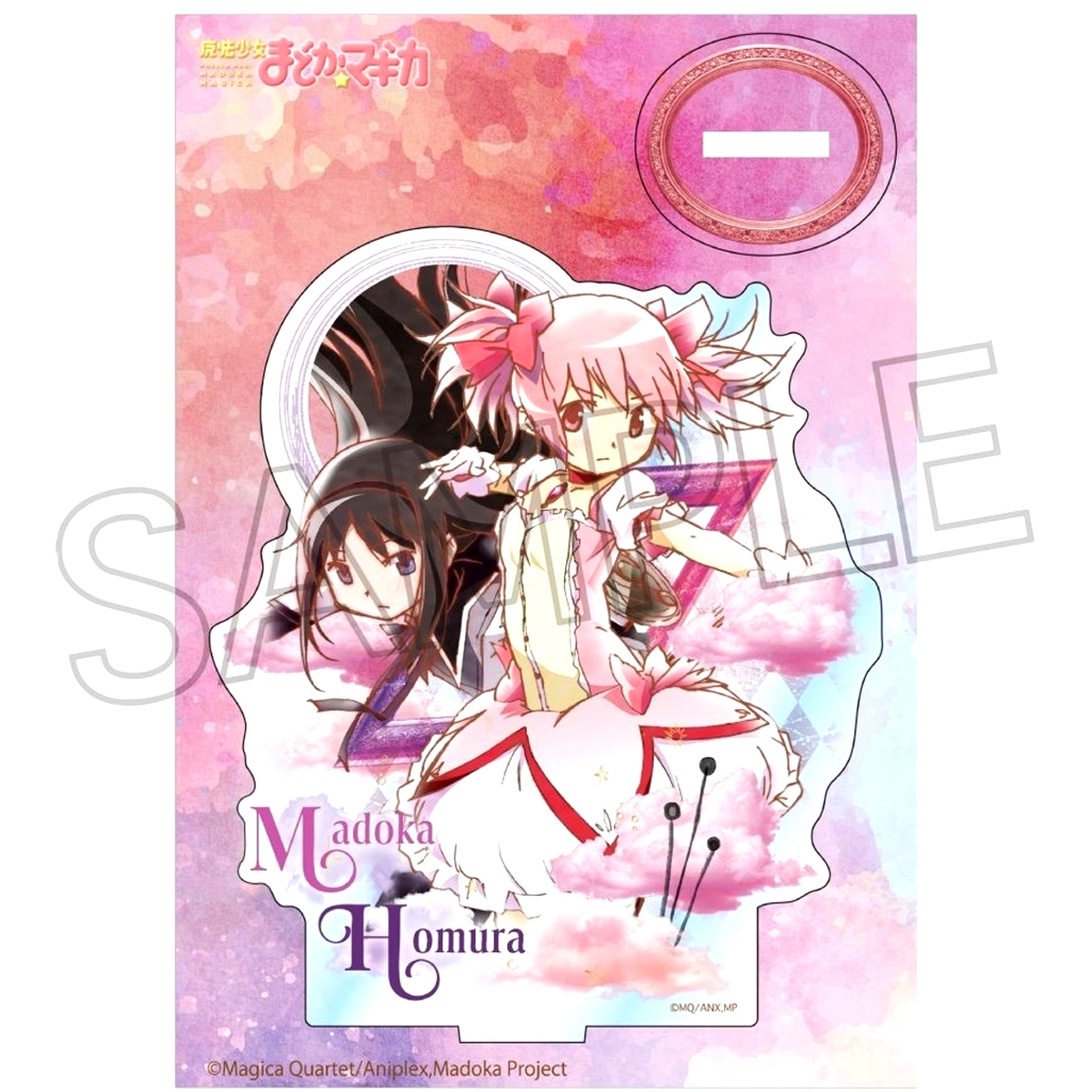 Madoka Kaname & Homura Akemi Puella Magi Madoka Magica Vintage Series Acrylic Stand Vol.2 [USED]