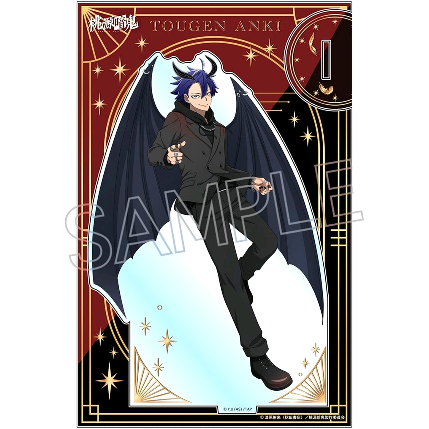 Shiki Ichinose Angel & Devil Tougen Anki Foil Stamped Acrylic Stand [USED]