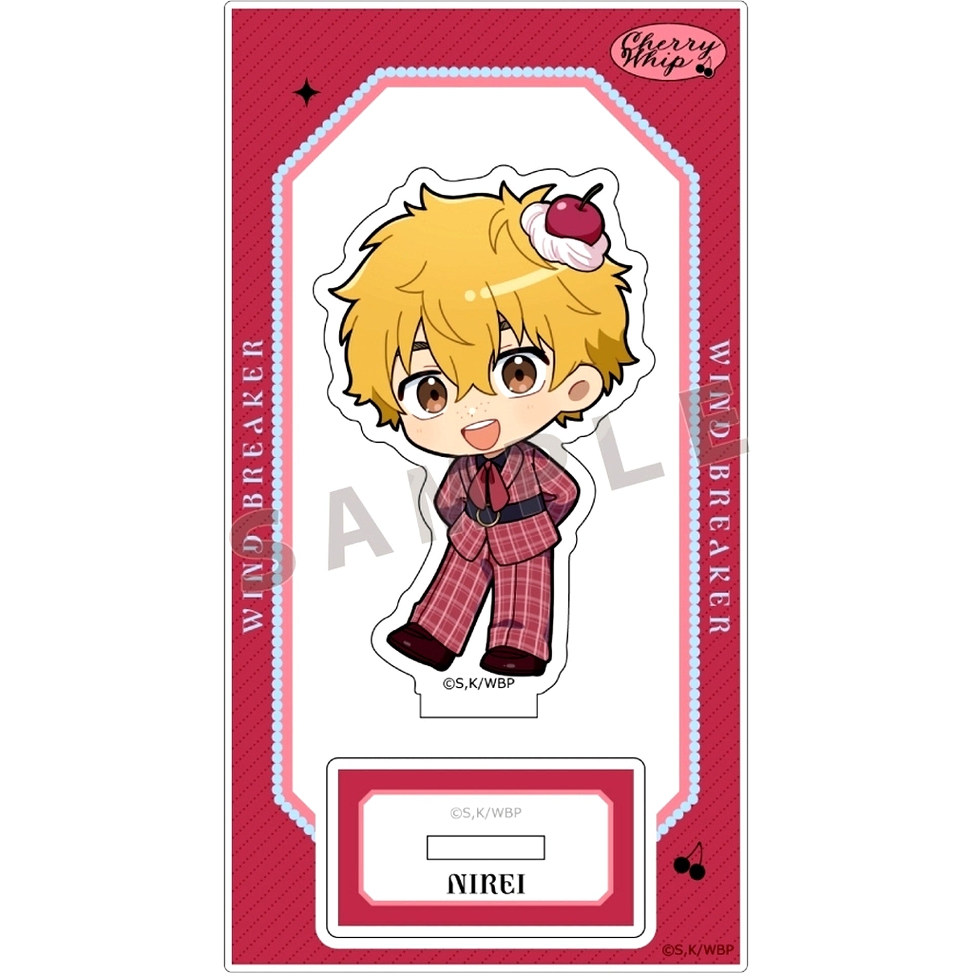 Akihiko Nirei Cherry Whip Acrylic Stand WIND BREAKER [USED]