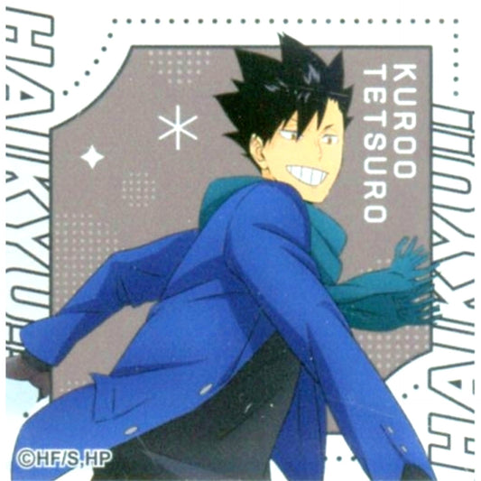 Tetsuro Kuroo Haikyu!! Jump Festa 2026 Snowball Fight Version Hologram Trading Mini Acrylic Block [USED]