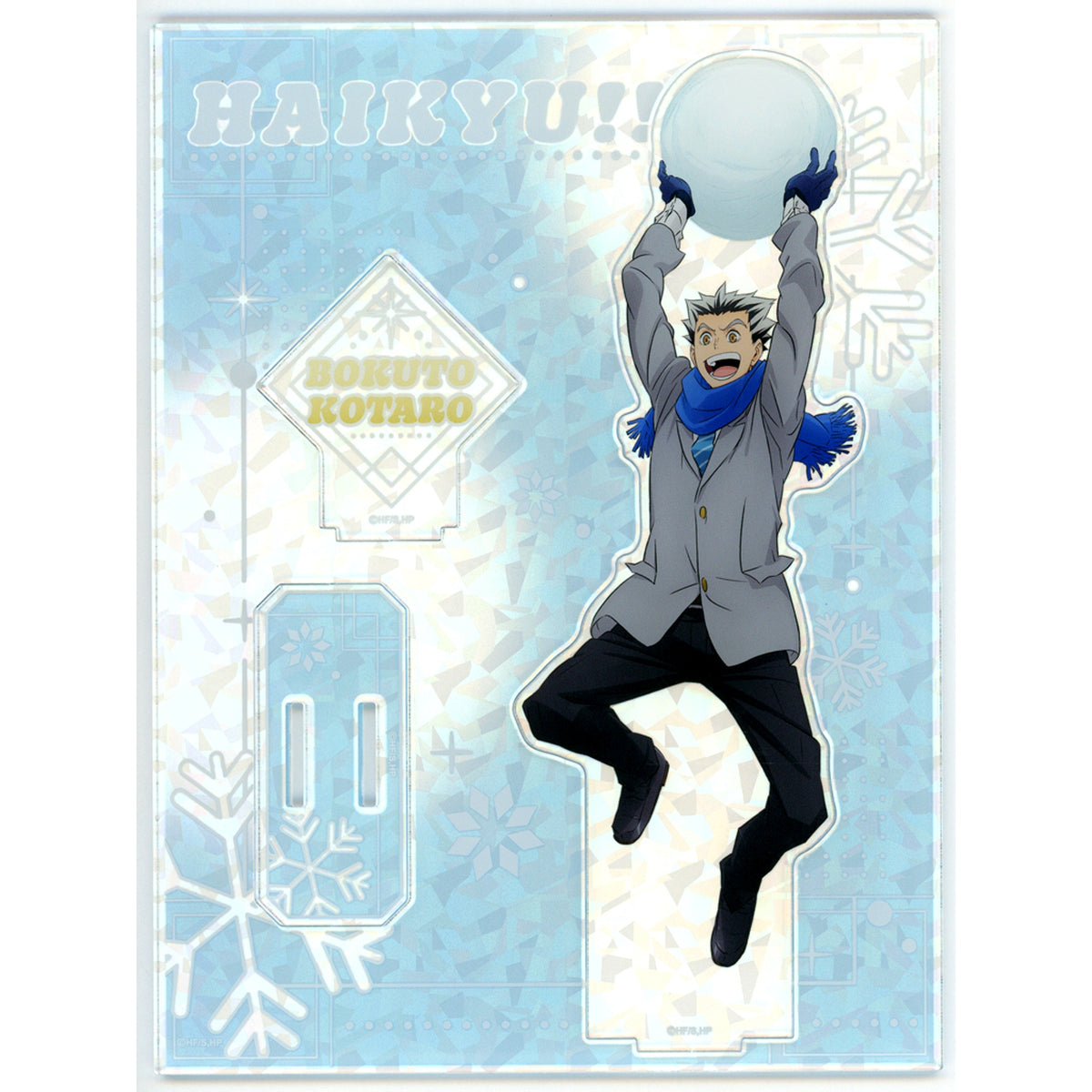 Kotaro Bokuto Haikyu!! Hologram Acrylic Stand Snowball Fight Ver. Jump Festa 2026 Goods [USED]