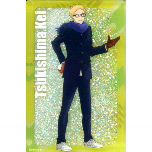 Kei Tsukishima Glitter Acrylic Block Snowball Fight Ver. Haikyu!! Jump Festa 2026 EC Limited [USED]