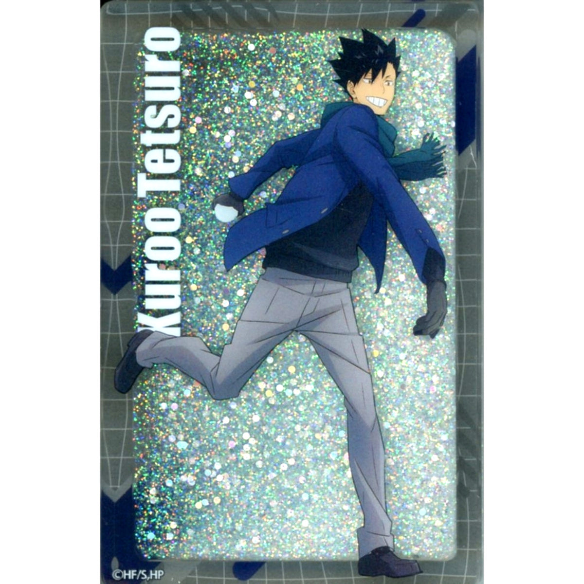 Tetsuro Kuroo Haikyu!! Snowball Fight Ver. Glitter Acrylic Block Jump Festa 2026 EC Limited [USED]