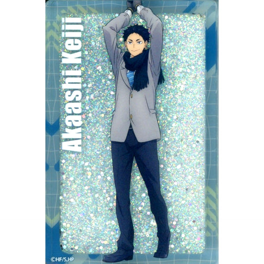 Keiji Akaashi Haikyu!! Snowball Fight Ver. Glitter Acrylic Block Jump Festa 2026 EC Limited [USED]