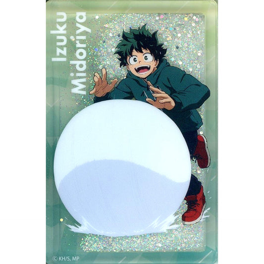 Izuku Midoriya Glitter Acrylic Block Snow Play Ver. My Hero Academia Jump Festa 2026 EC Limited [USED]