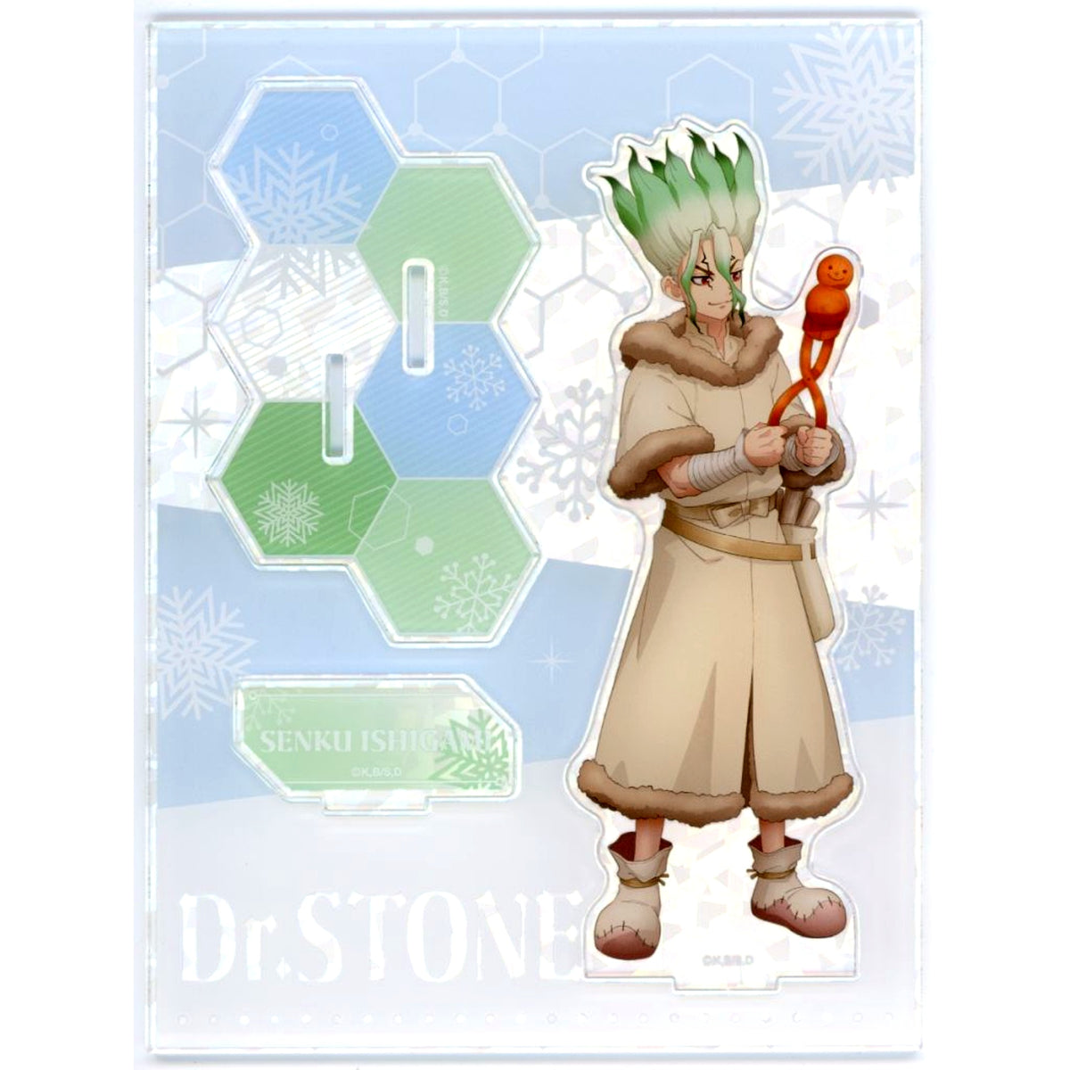 Senku Ishigami Hologram Acrylic Stand Snow Play Ver. Dr. STONE Jump Festa 2026 Goods [USED]