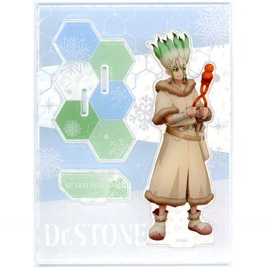 Senku Ishigami Hologram Acrylic Stand Snow Play Ver. Dr. STONE Jump Festa 2026 Goods [USED]