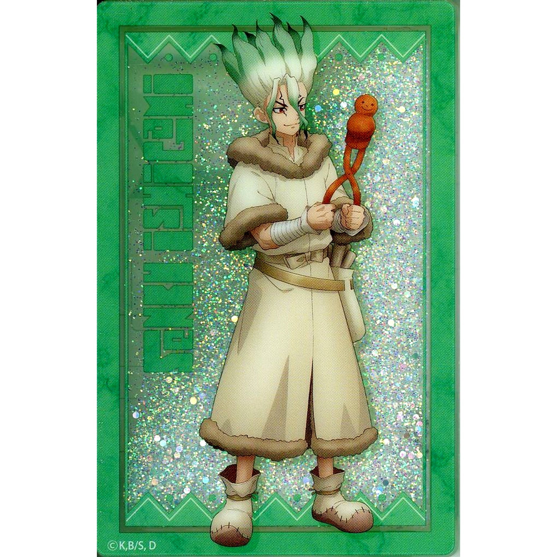 Senku Ishigami Dr.STONE Playing in the Snow Ver. Glitter Acrylic Block Jump Festa 2026 EC Limited [USED]