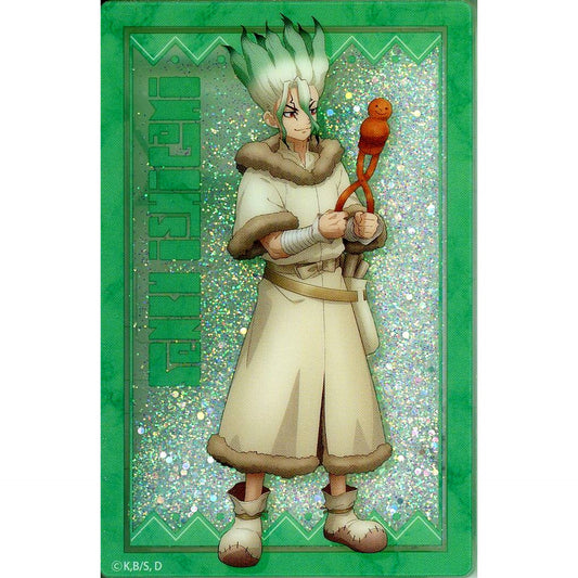 Senku Ishigami Dr.STONE Playing in the Snow Ver. Glitter Acrylic Block Jump Festa 2026 EC Limited [USED]