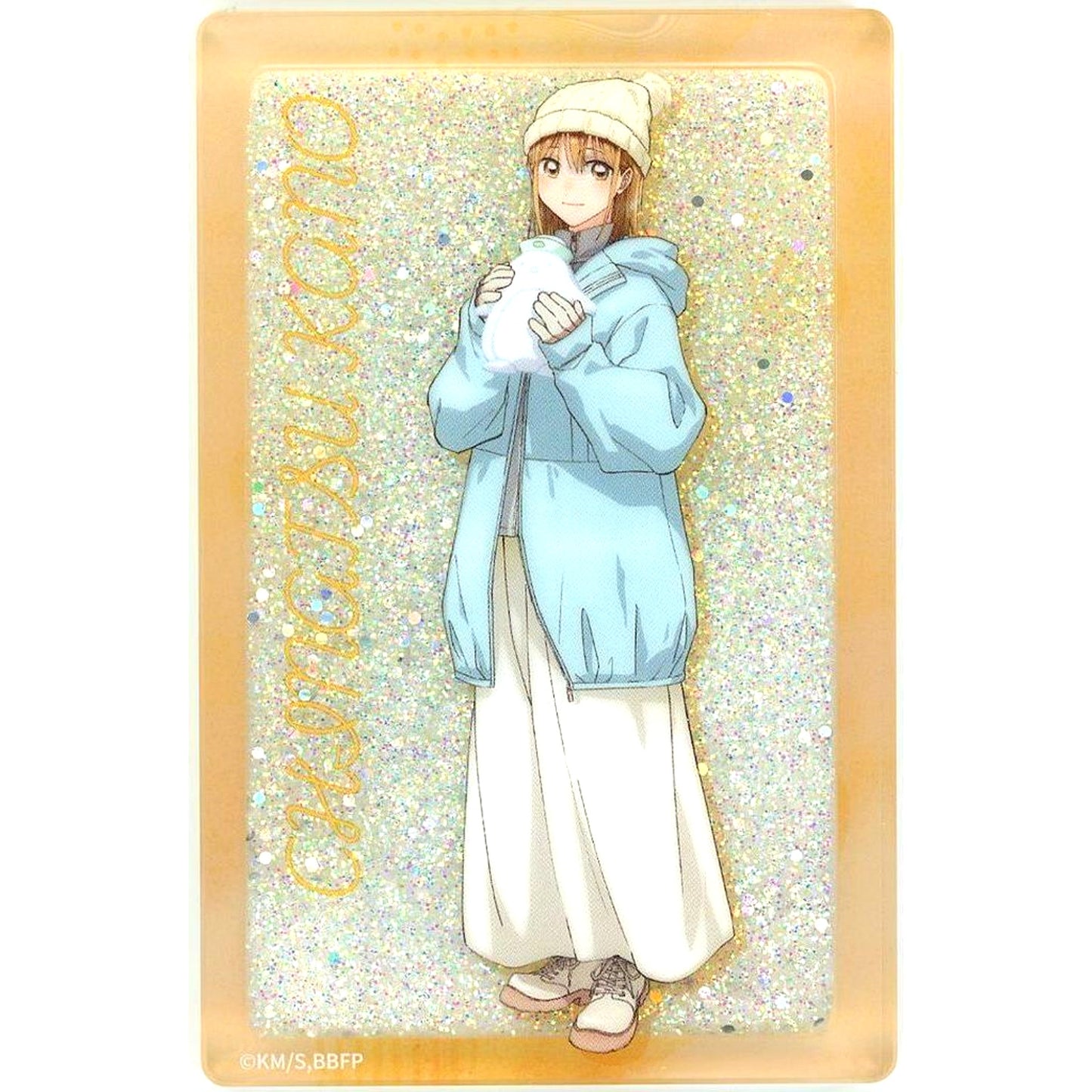 Chinatsu Kano Snow Play Ver. Blue Box Glitter Acrylic Block Jump Festa 2026 EC Limited [USED]