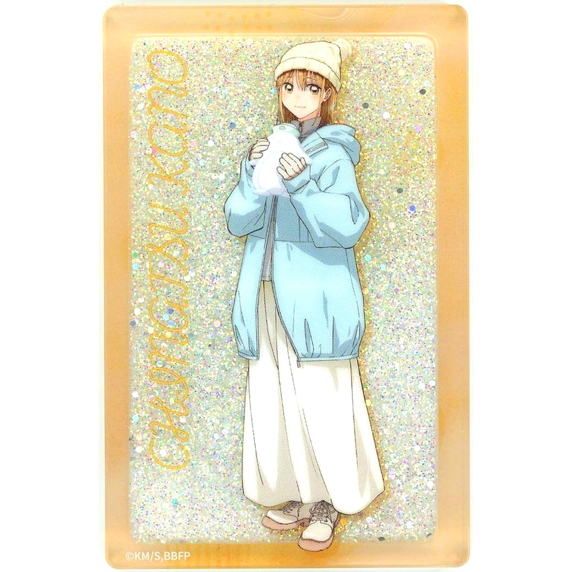 Chinatsu Kano Snow Play Ver. Blue Box Glitter Acrylic Block Jump Festa 2026 EC Limited [USED]