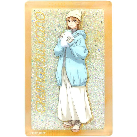 Chinatsu Kano Snow Play Ver. Blue Box Glitter Acrylic Block Jump Festa 2026 EC Limited [USED]