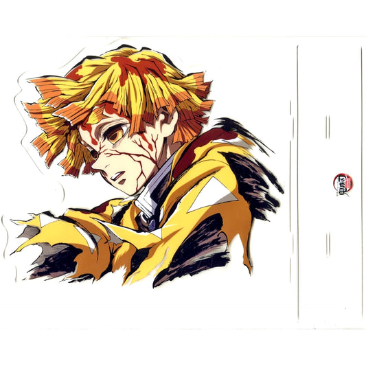Zenitsu Agatsuma A Prize Demon Slayer: Kimetsu no Yaiba The Movie Infinity Castle Chapter 1 Real WEBSHOP Kuji End Roll Illustration Big Acrylic Stand C107 Goods [USED]