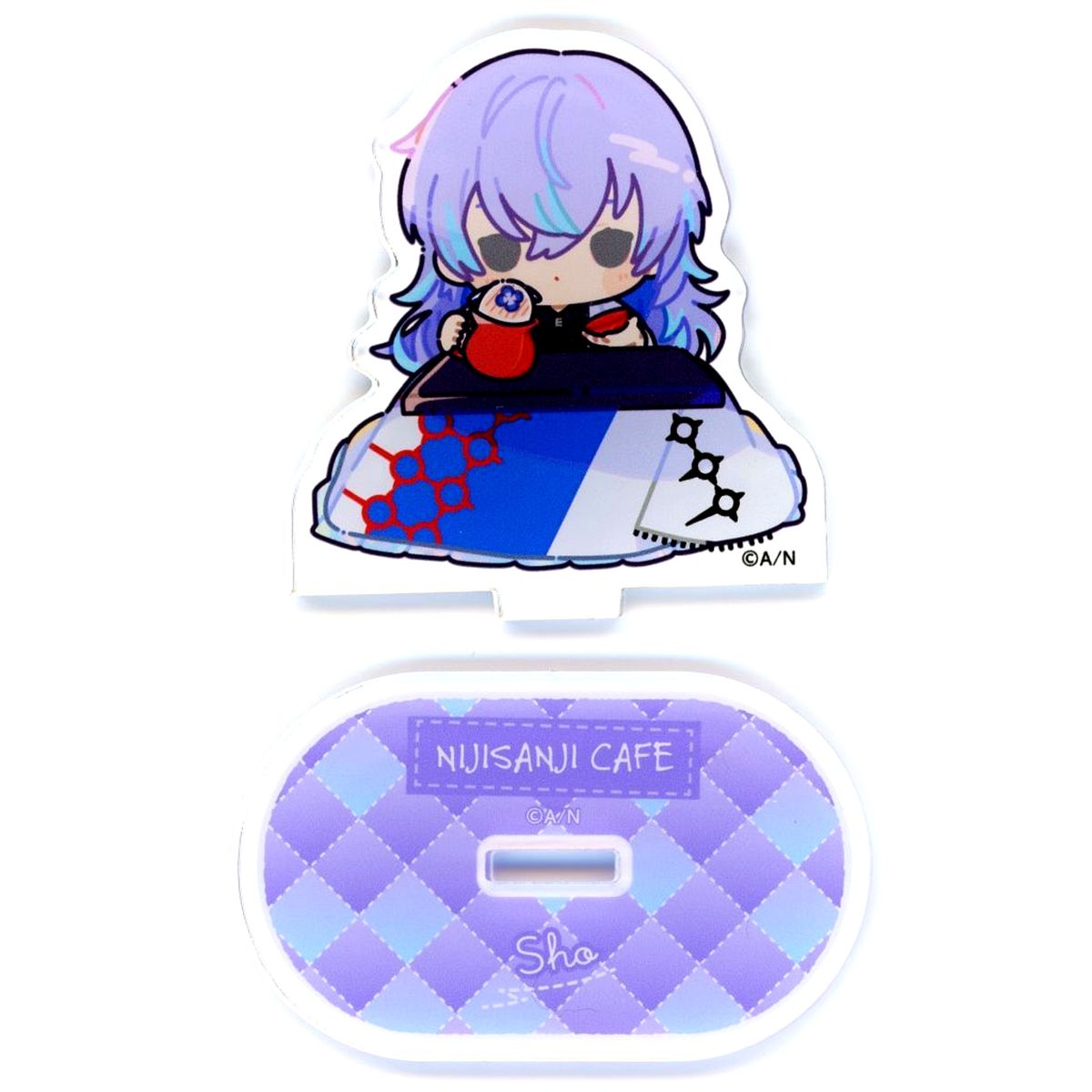Hoshirube Sho Virtual YouTuber Nijisanji Kotatsu Illustration Mini Character Trading Acrylic Stand NIJISANJI x SWEETS PARADISE Vol. 13 [USED]