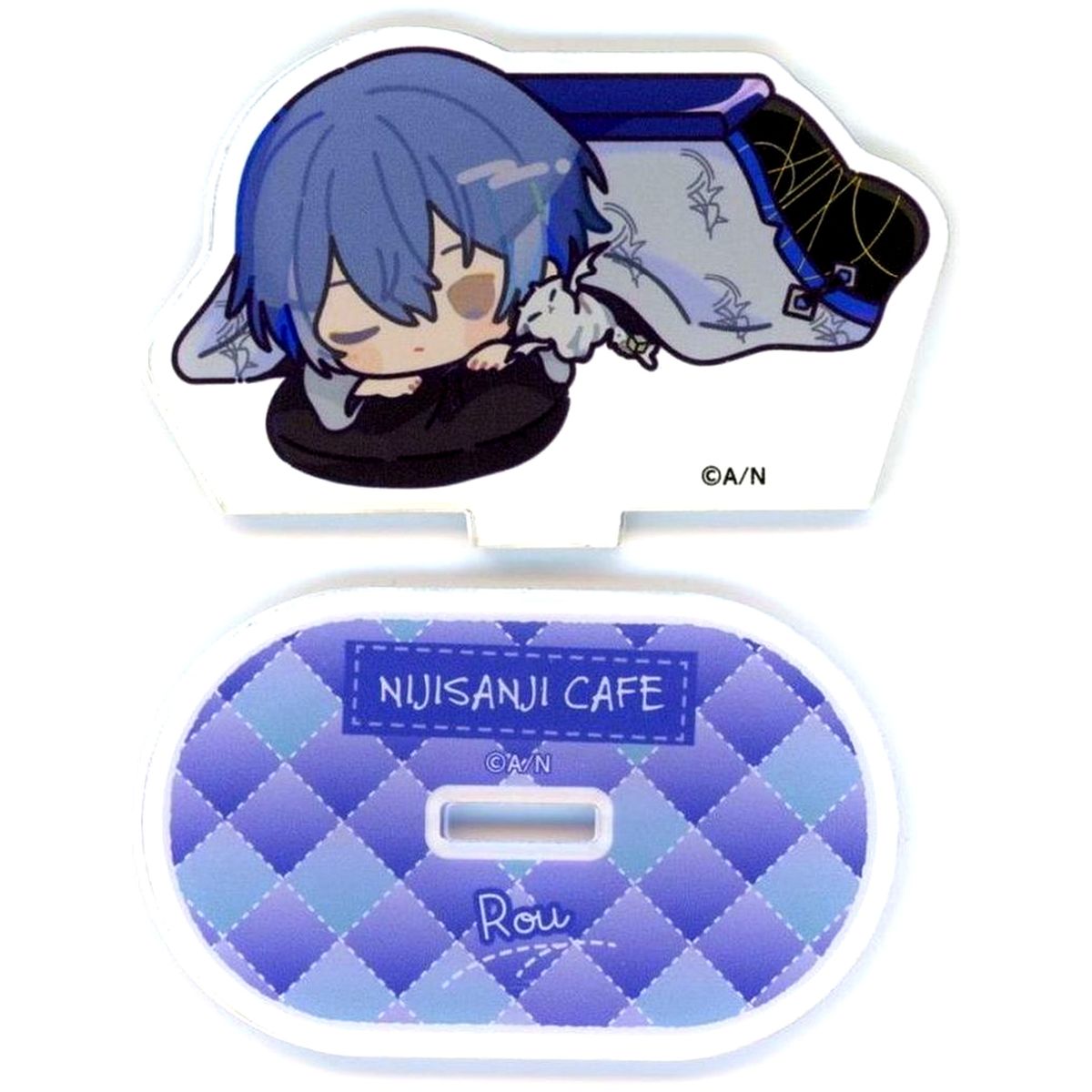 Koyanagi Rou Virtual YouTuber Nijisanji Kotatsu Illustration Mini Character Trading Acrylic Stand NIJISANJI x SWEETS PARADISE Vol. 13 [USED]
