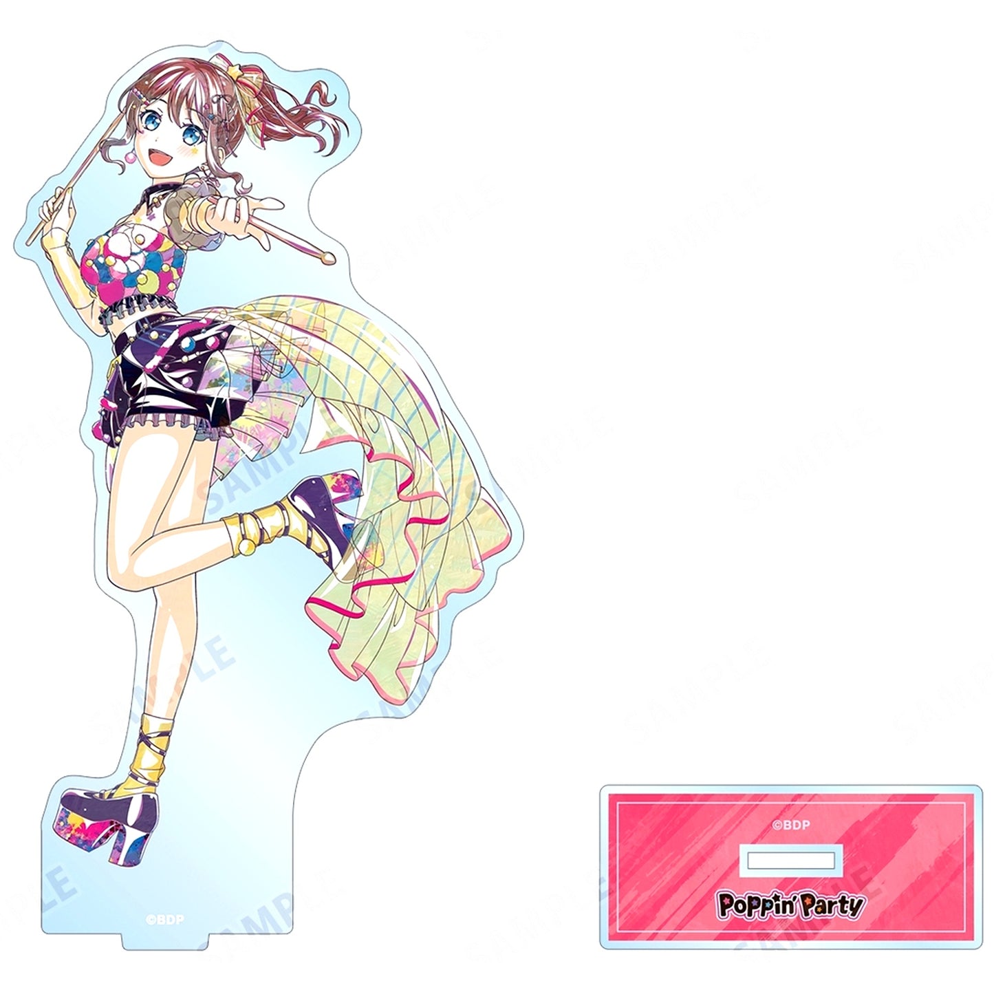 Saaya Yamabuki BanG Dream! Girls Band Party! Ani-Art Vol. 6 Big Acrylic Stand [USED]