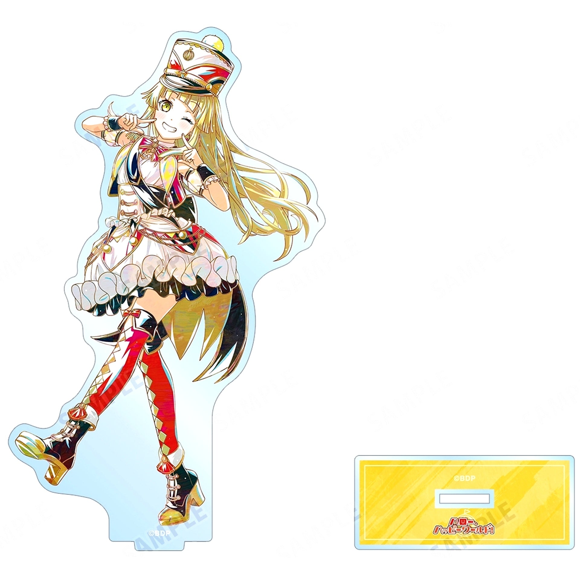 Kokoro Tsurumaki BanG Dream! Girls Band Party! Ani-Art Vol. 6 Big Acrylic Stand [USED]