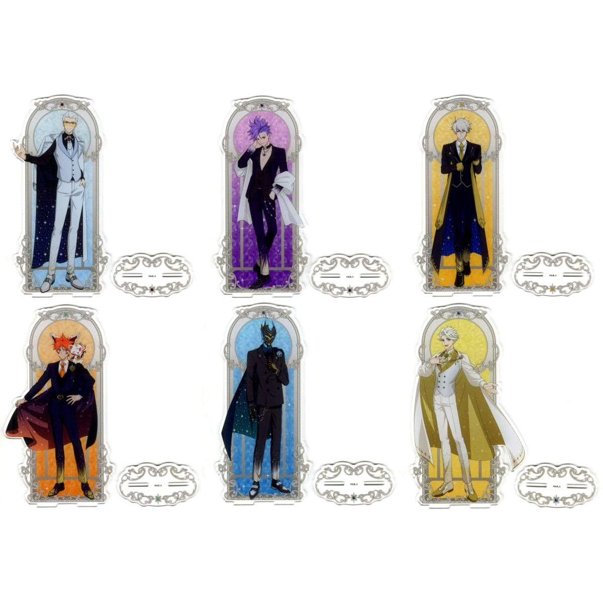 Set of 6 Prize A Chara Fuku Kuji TO BE HERO X Big Acrylic Stand [USED]