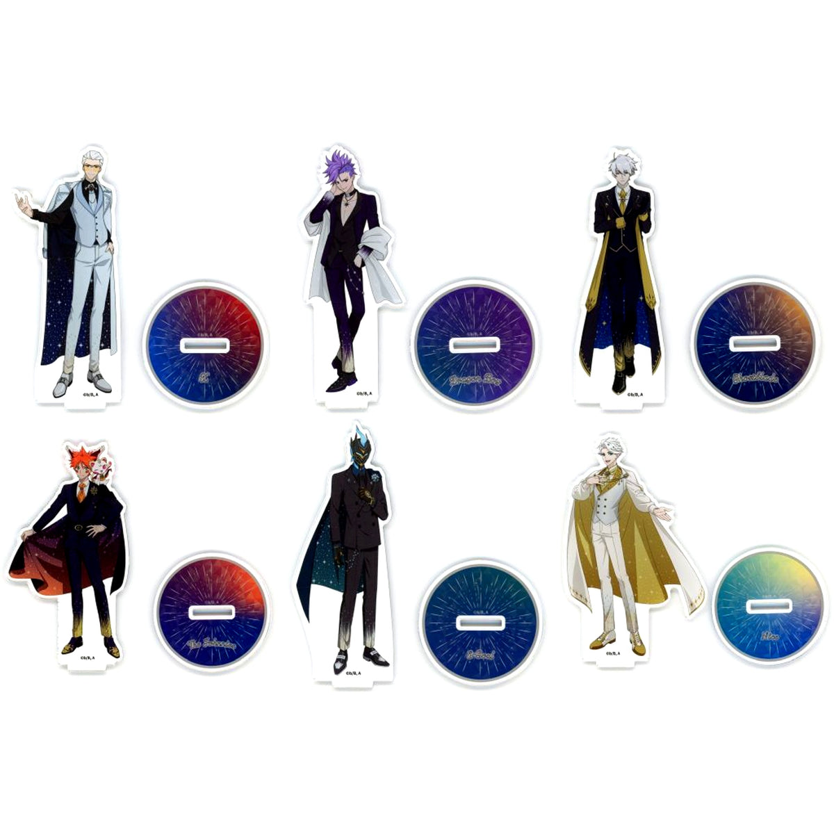 Set of 6 Prize B Chara Fuku Kuji TO BE HERO X Acrylic Stand [USED]