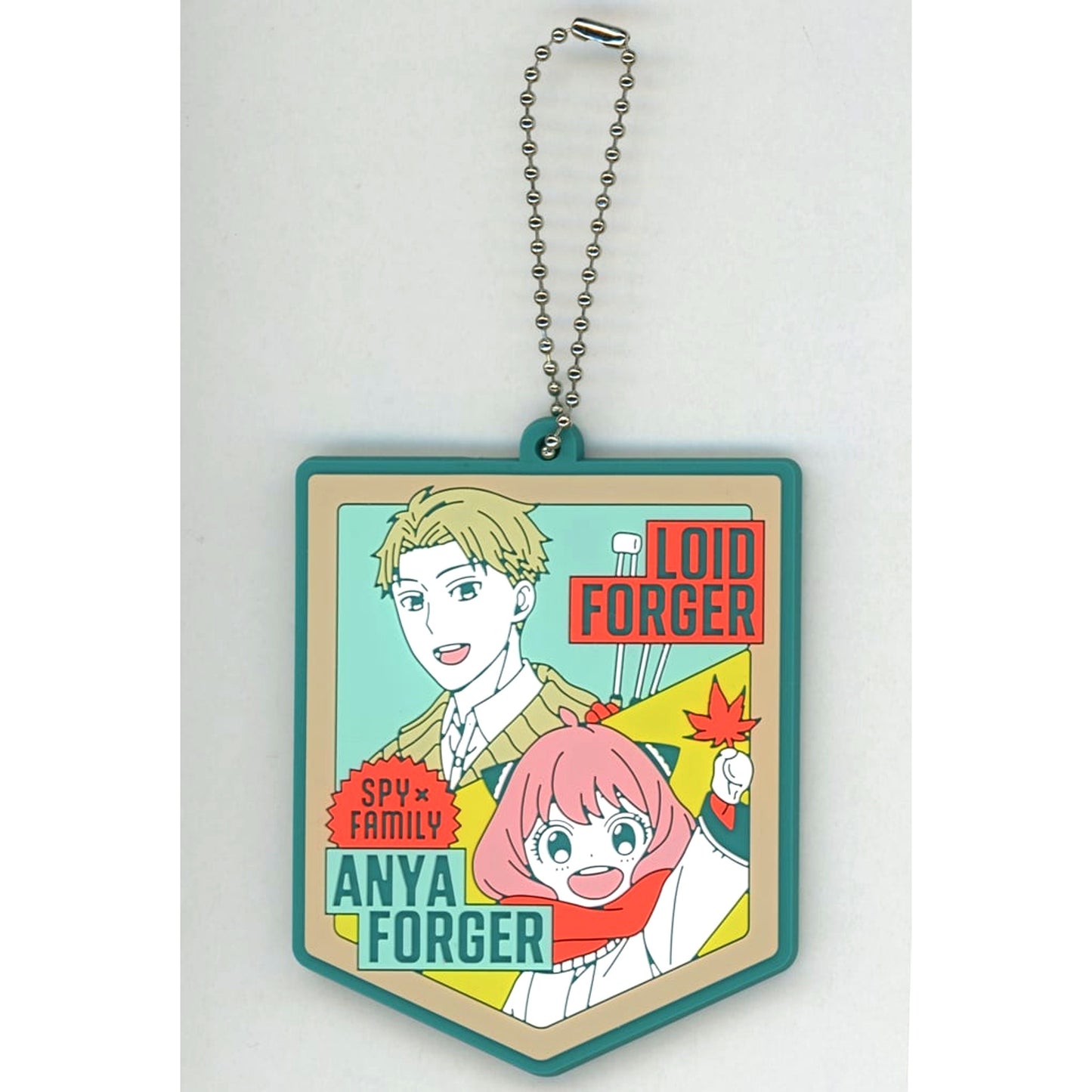Anya Forger & Loid Forger Keychain Rubber Collection Ichiban Kuji SPY x FAMILY Get ready to have fun! Prize H [USED]