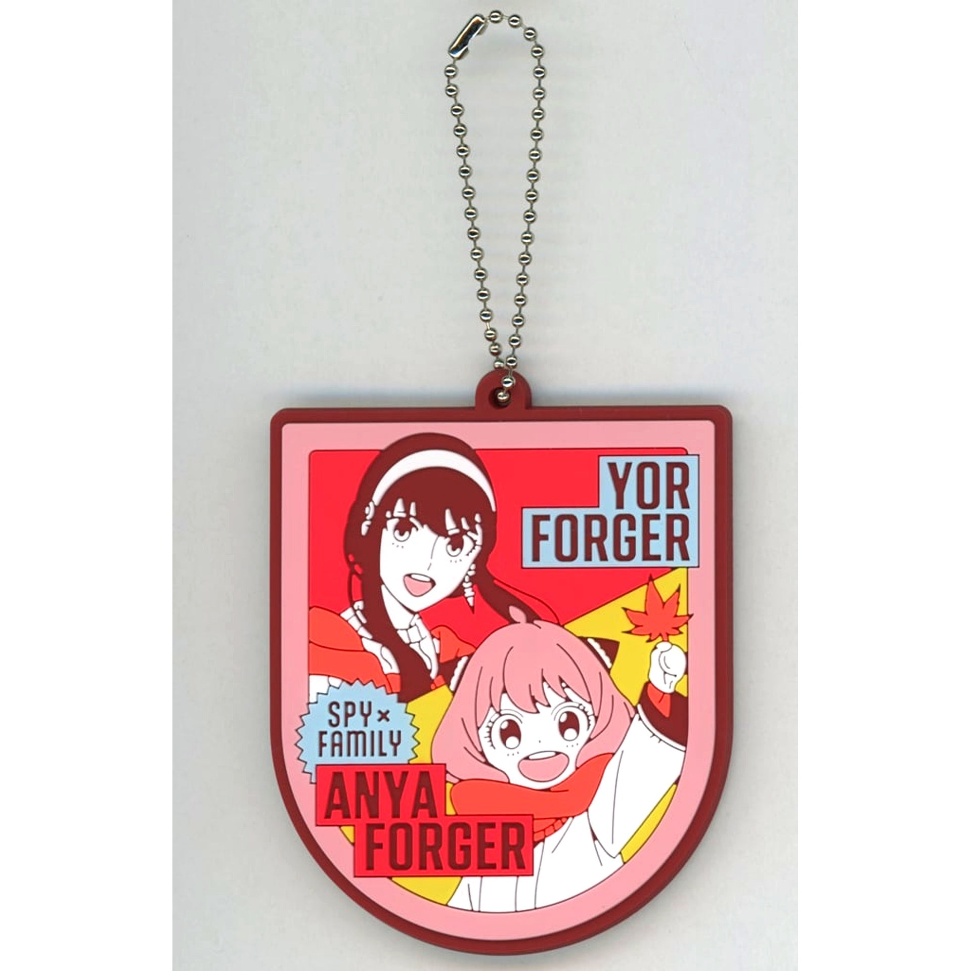 Anya Forger & Yor Forger Keychain Rubber Collection Ichiban Kuji SPY x FAMILY Get ready to have fun! Prize H [USED]