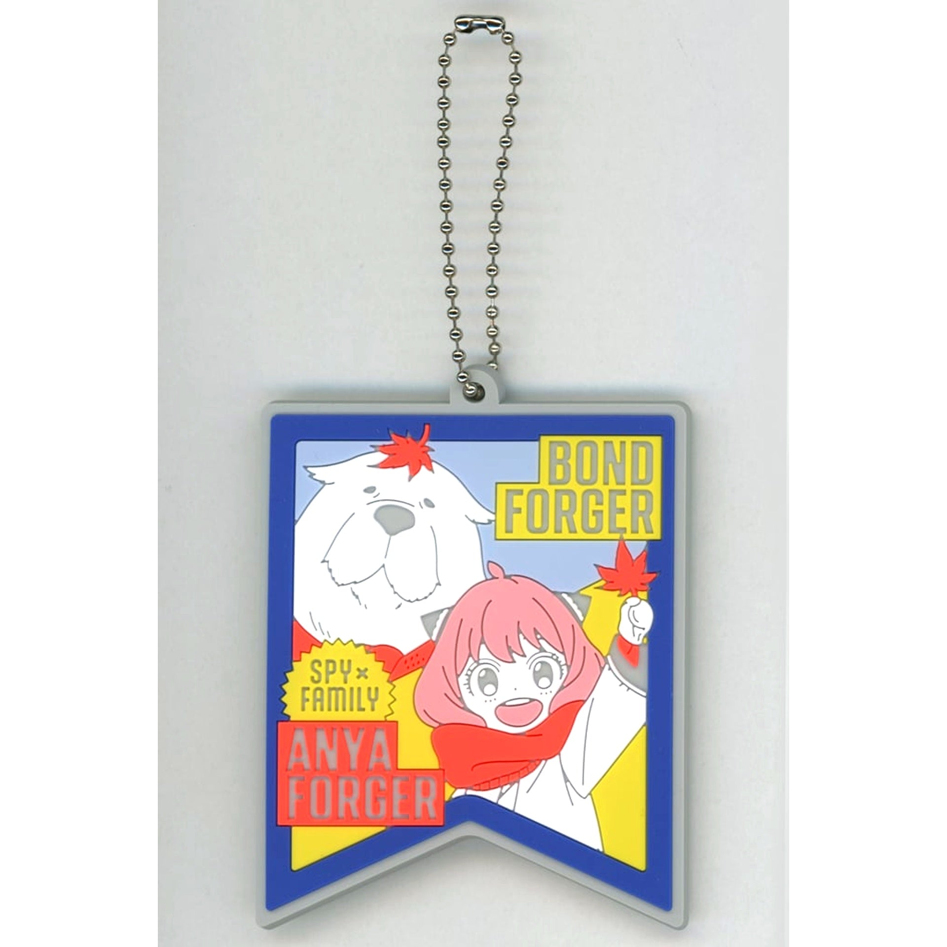 Anya Forger & Bond Forger Keychain Rubber Collection Ichiban Kuji SPY x FAMILY Get ready to have fun! Prize H [USED]