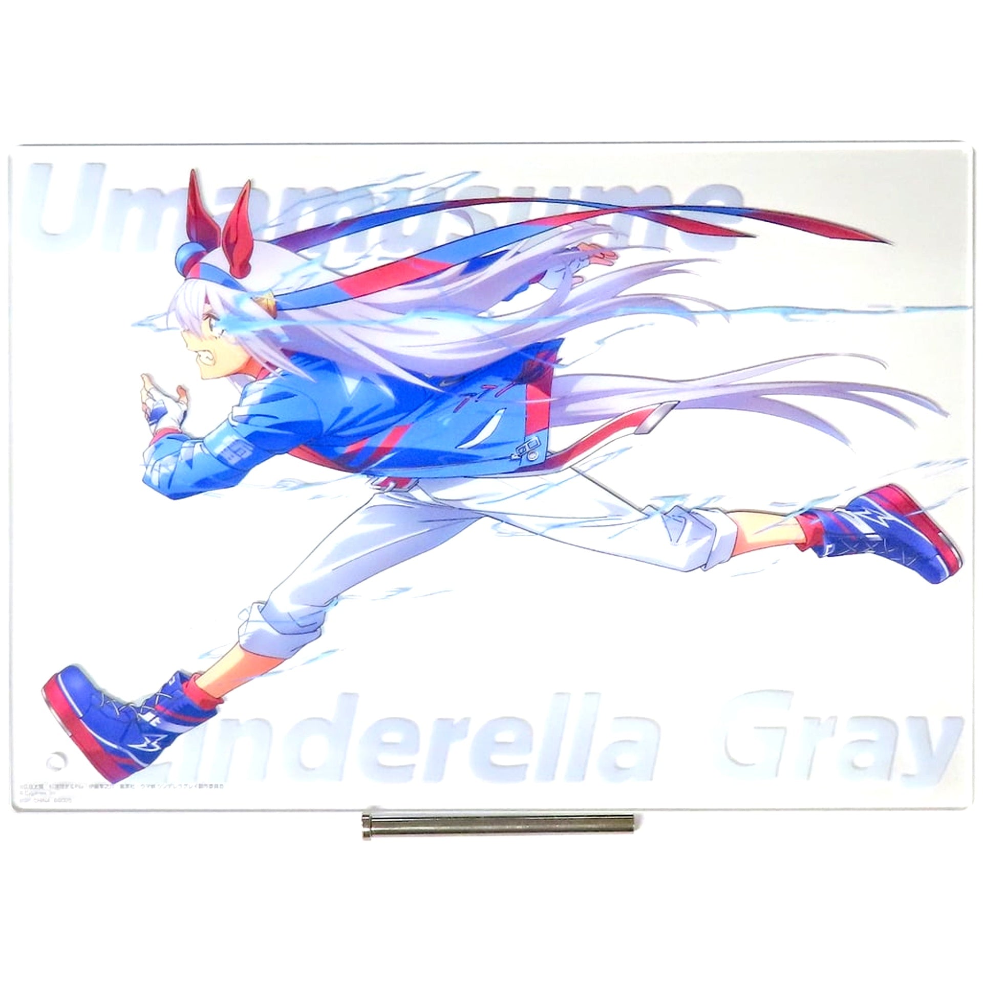Tamamo Cross - Present Newly Drawn Acrylic Board Ichiban Kuji Anime Umamusume Cinderella Gray Ash Monster vs White Lightning Prize G [USED]