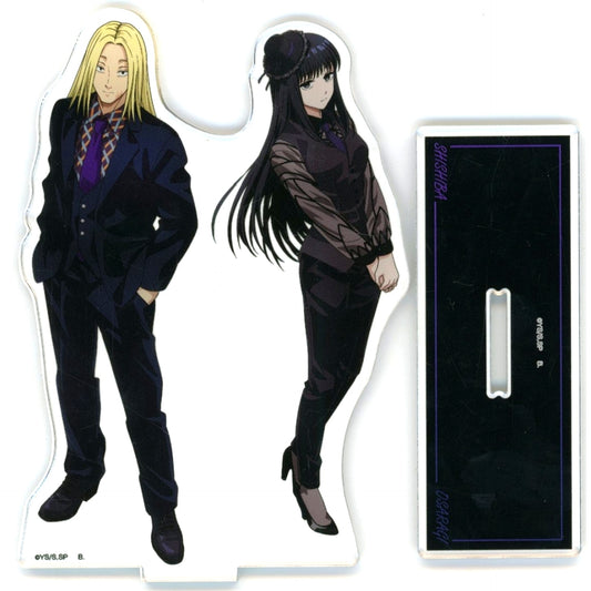 Shishiba & Osaragi Hapikuro! Acrylic Stand Illustration Sakamoto Days [USED]
