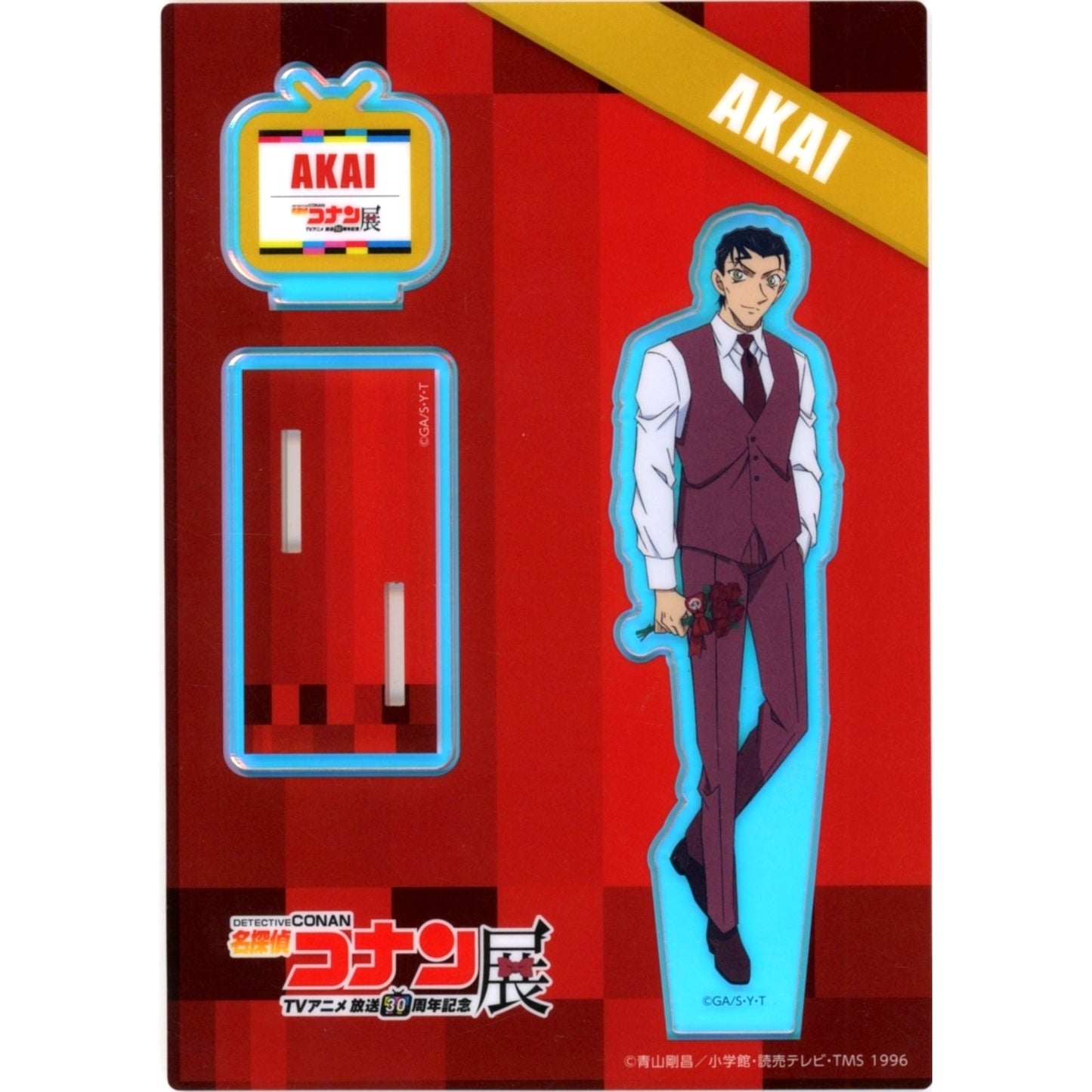 Shuichi Akai Detective Conan 30th Anniversary TV Anime Exhibition Acrylic Stand [USED]