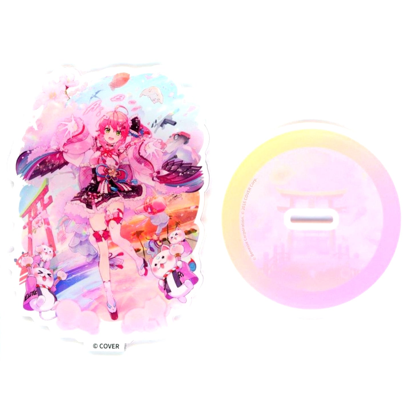 Sakura Miko Acrylic Stand VTuber Hololive Sakura Miko x Risdom Collaboration Campaign Winning Prize [USED]