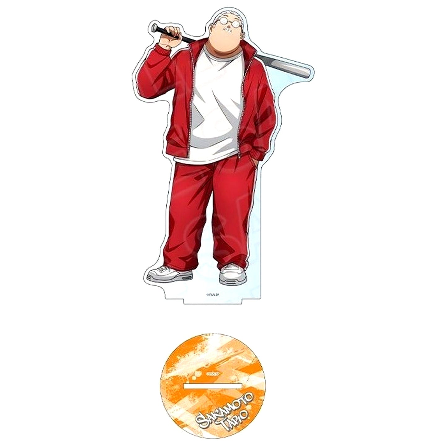 Taro Sakamoto Fat Big Acrylic Stand Jersey Battle Ver. Sakamoto Days Jump Festa 2026 [USED]