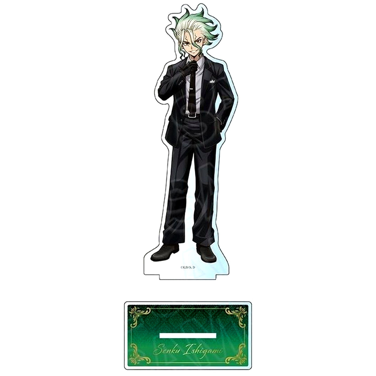 Senku Ishigami Dr.STONE Jump Festa 2026 Goods Black Suit Ver. Big Acrylic Stand [USED]
