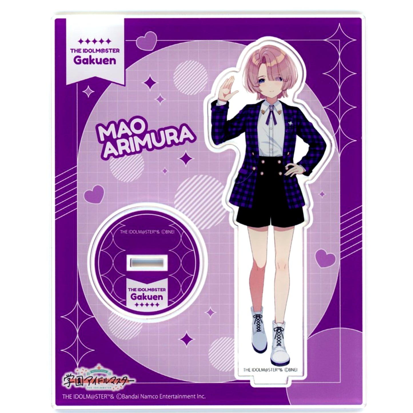 Mao Arimura Acrylic Stand Gakuen Idolmaster x 7-Eleven Seven Net Ltd [USED]