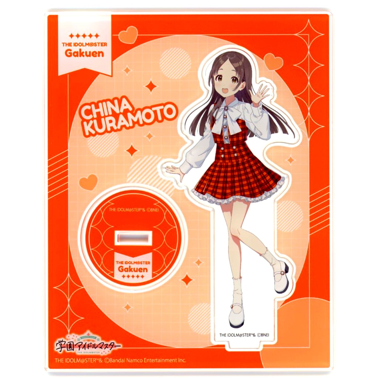 China Kuramoto Acrylic Stand Gakuen Idolmaster x 7-Eleven Seven Net Ltd [USED]