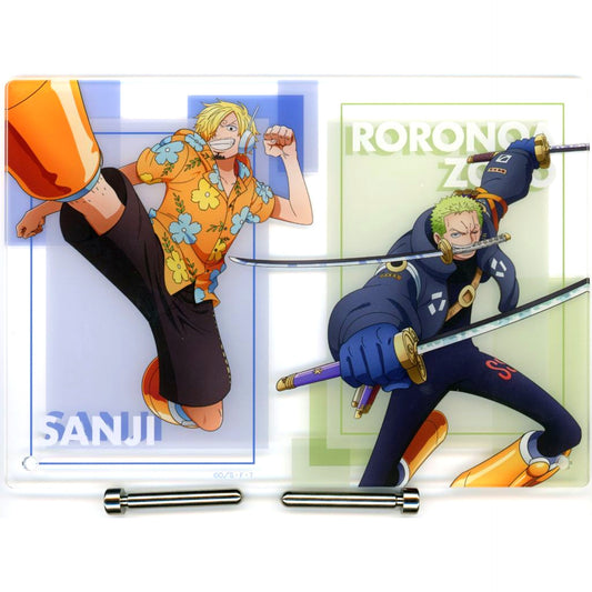 Zoro and Sanji Acrylic Art Panel Egghead Arc One Piece Jump Festa 2026 Goods [USED]