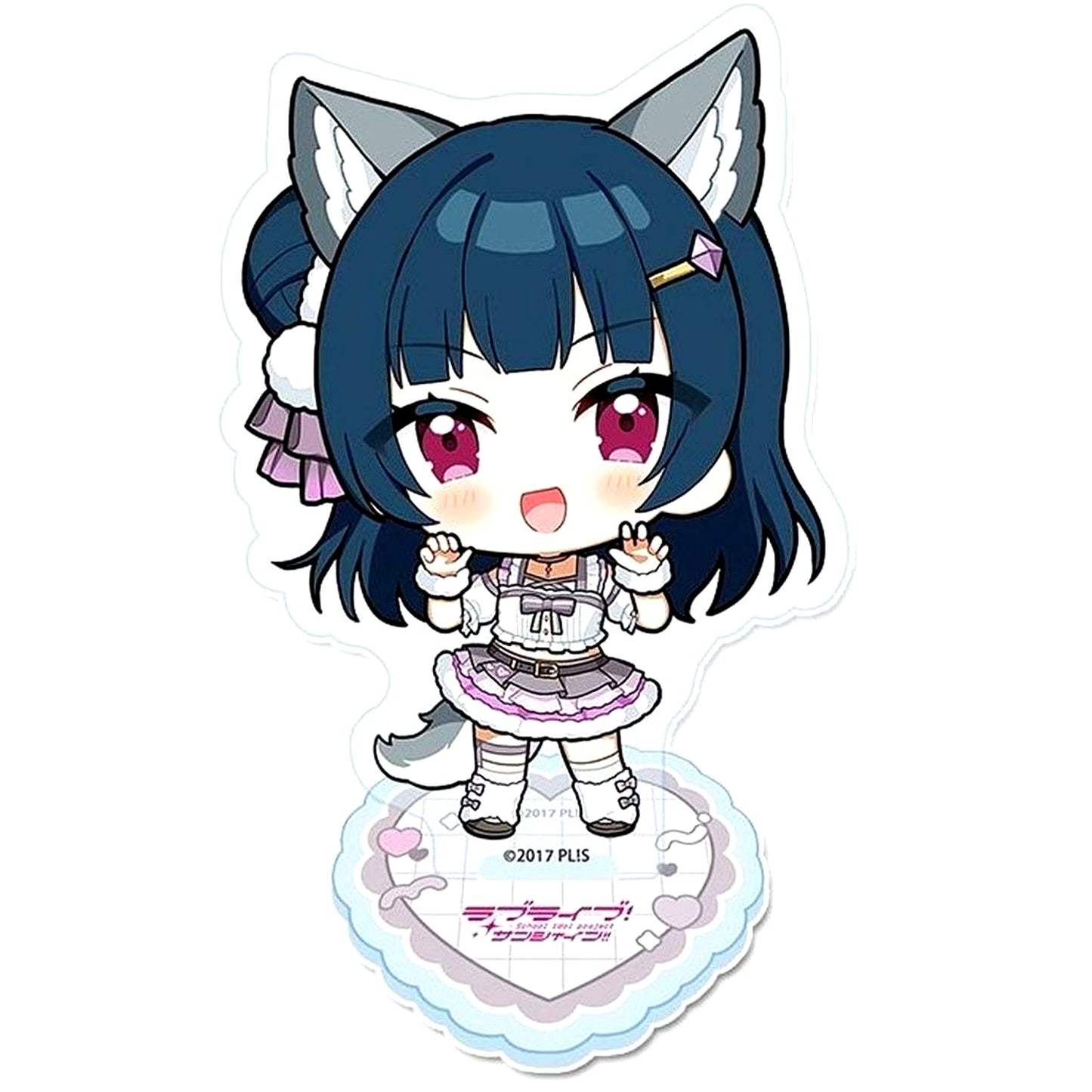 Yoshiko Tsushima Animal Outfit Ver. Petit Choco Acrylic Stand Love Live! Sunshine!! Animega Sofmap Advance Sale Fair [USED]