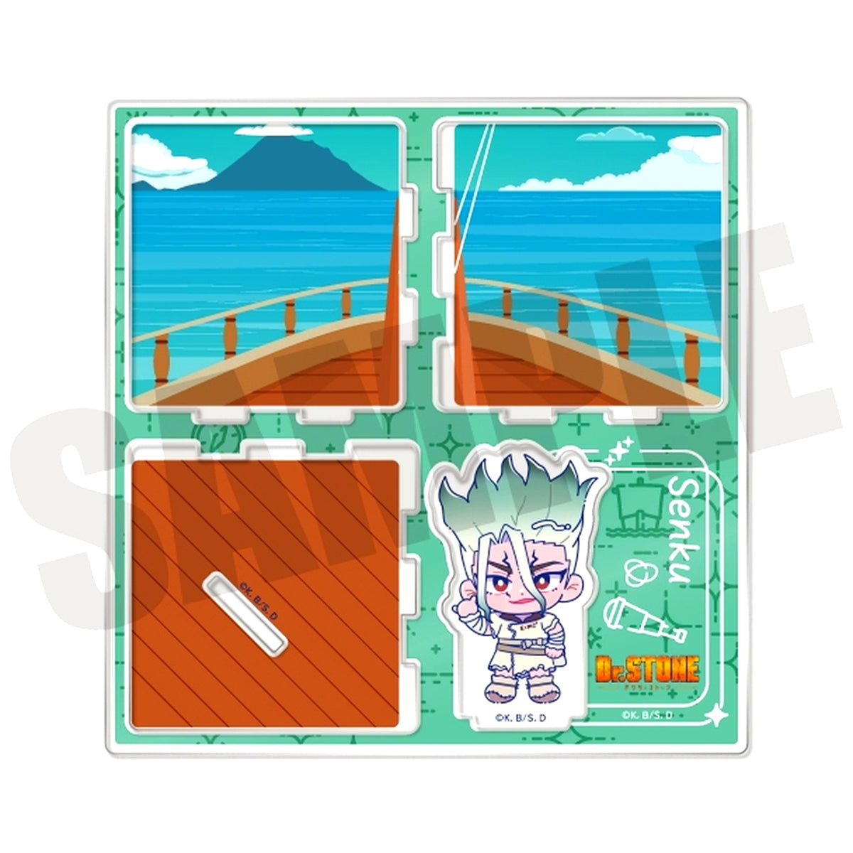 Senku Ishigami A. Nyutoro Part 2 Acrylic Diorama Dr. STONE [USED]