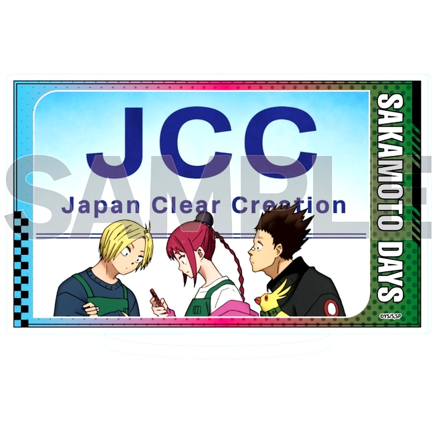 Shin Asakura & Lu Xiaotang & Heisuke Mashimo 71 Scene Shot Illustration SAKAMOTO DAYS Acrylic Stand [USED]