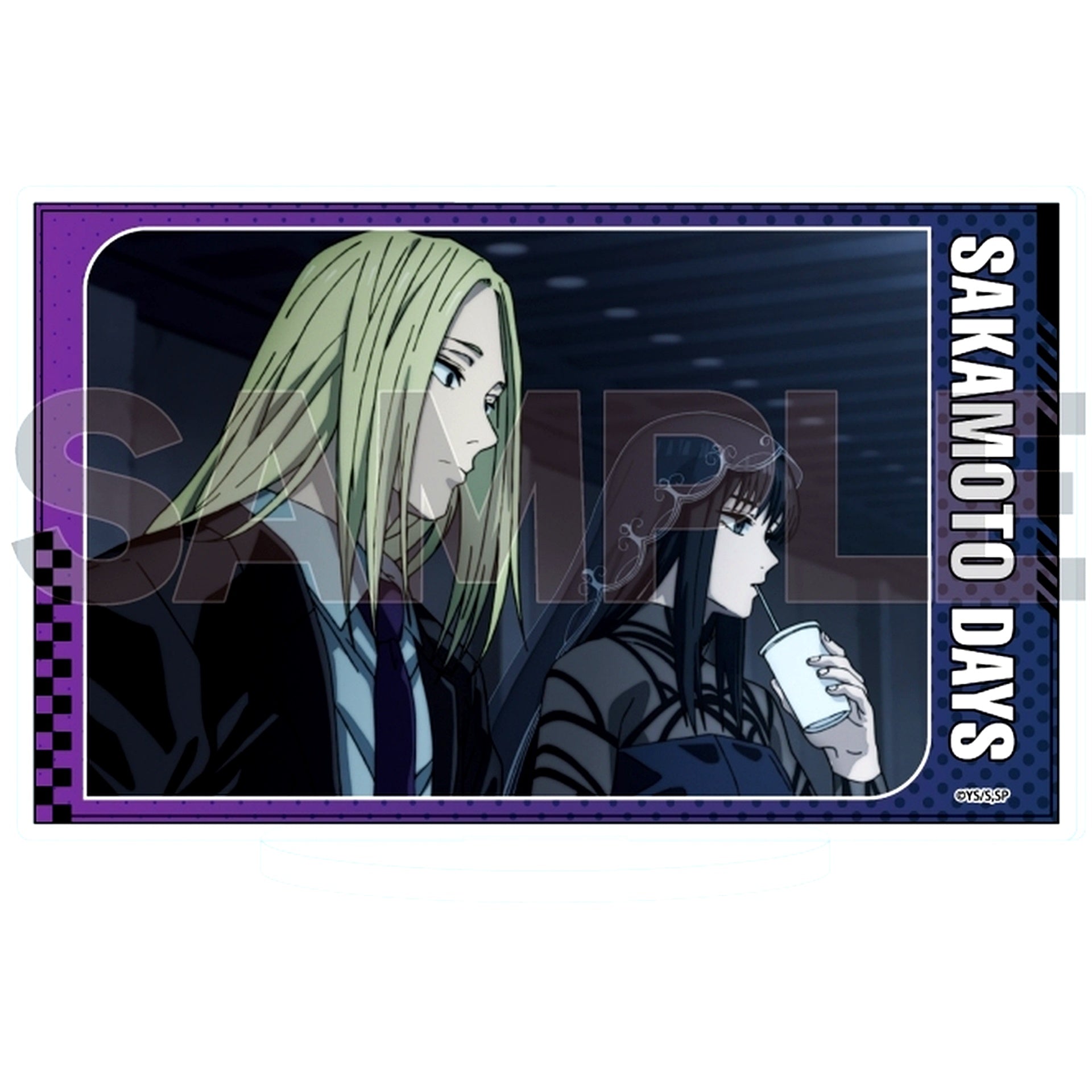 Shishiba & Osaragi 72 Scene Shot Illustration SAKAMOTO DAYS Acrylic Stand [USED]