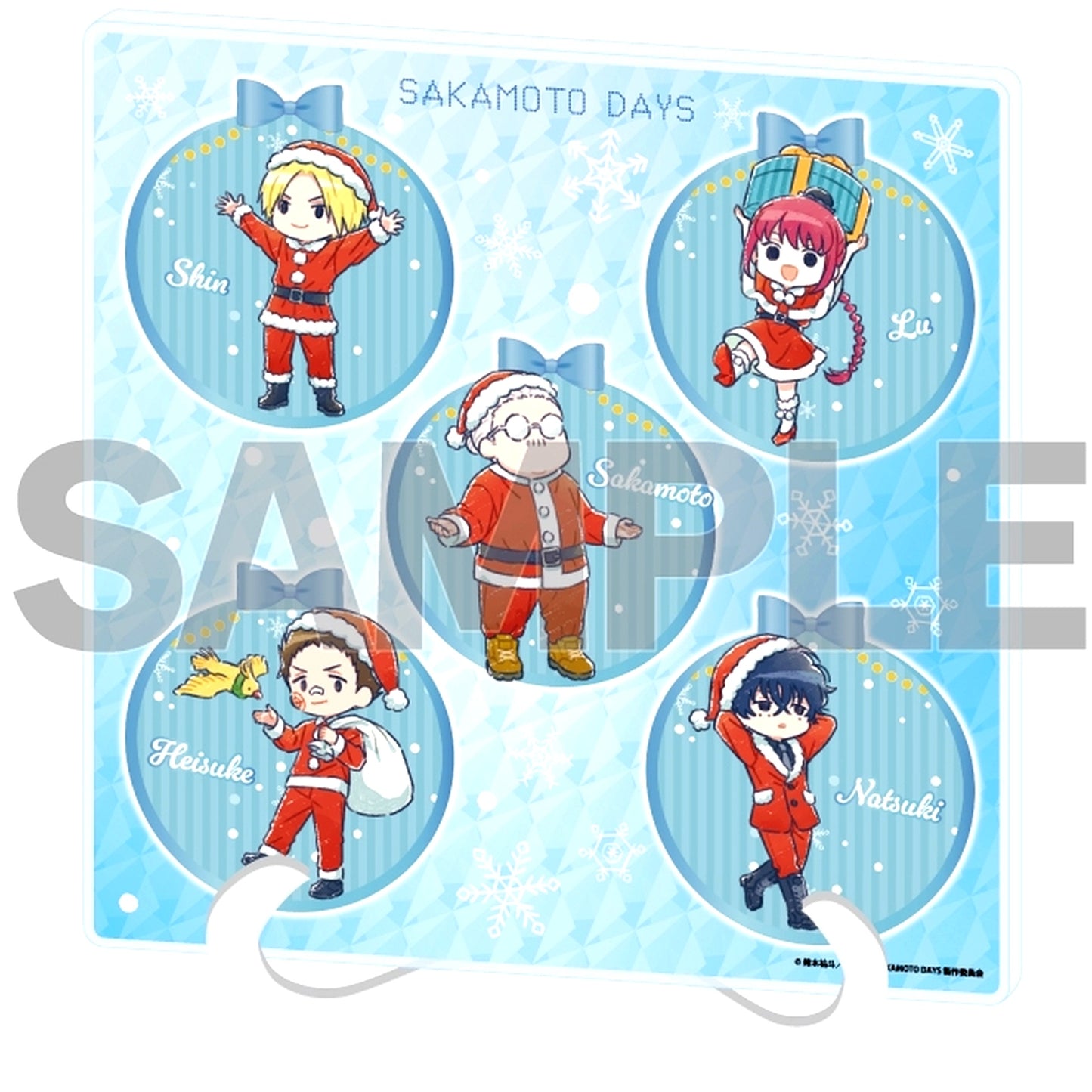 Group 07 Design A Christmas Ver. GraffArt Illustration SAKAMOTO DAYS Acrylic Art Board [USED]