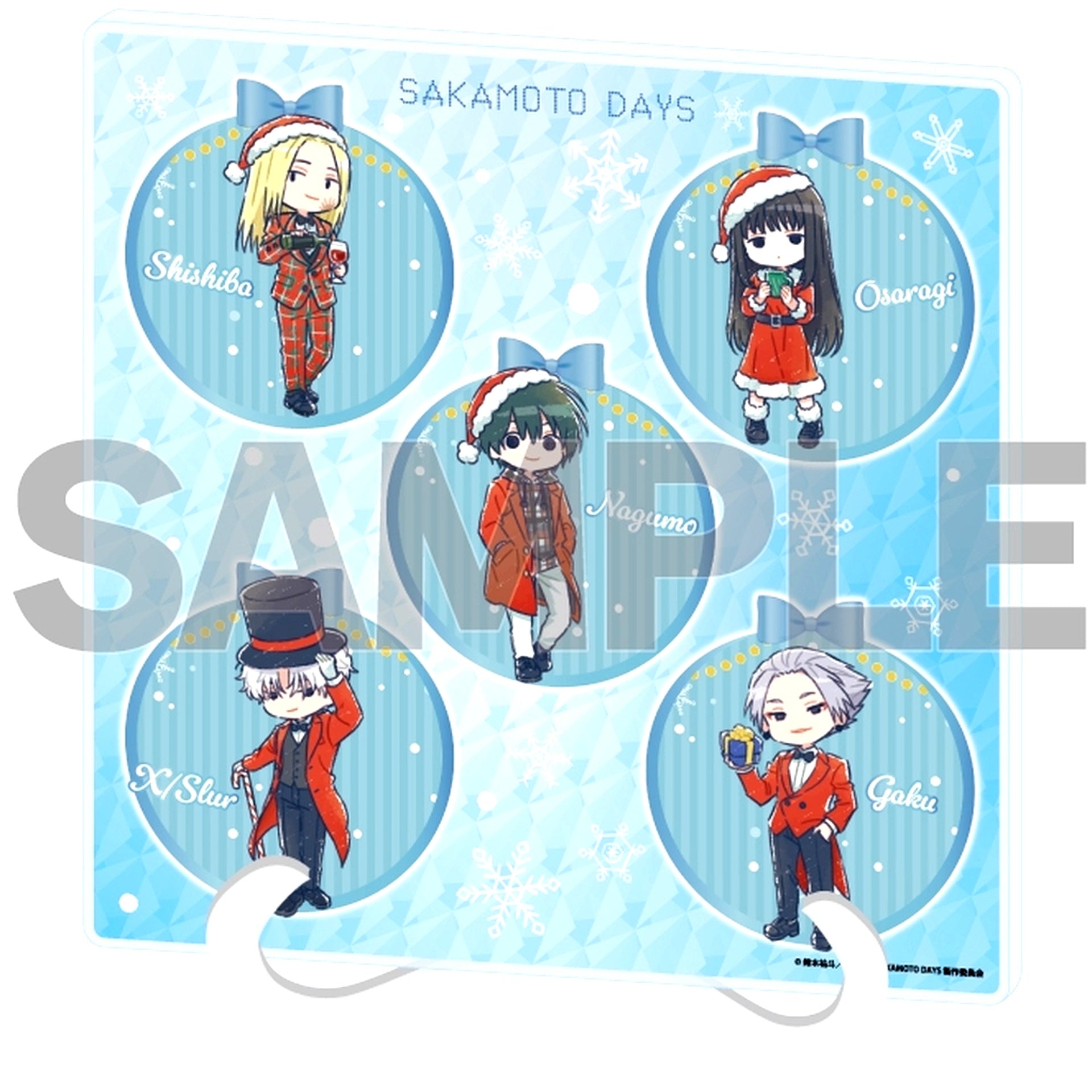 Group 08 Design B Christmas Ver. GraffArt Illustration SAKAMOTO DAYS Acrylic Art Board [USED]