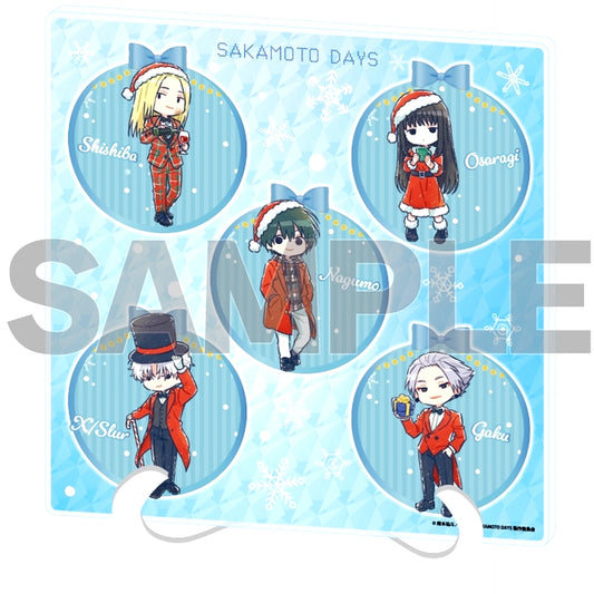 Group 08 Design B Christmas Ver. GraffArt Illustration SAKAMOTO DAYS Acrylic Art Board [USED]