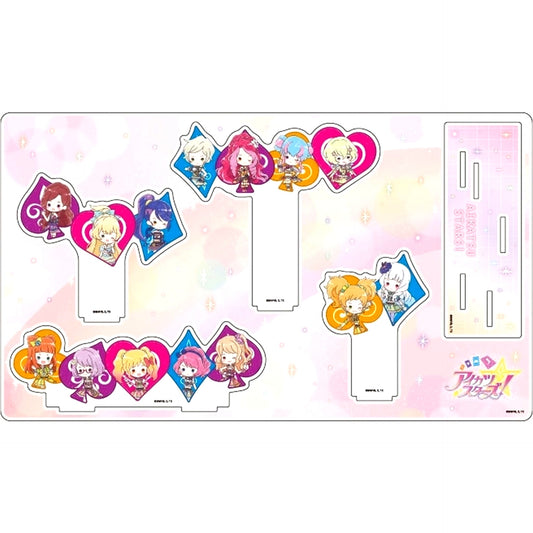 Group 01. GraffArt Premium Acrylic Diorama Plate Aikatsu Stars! [USED]