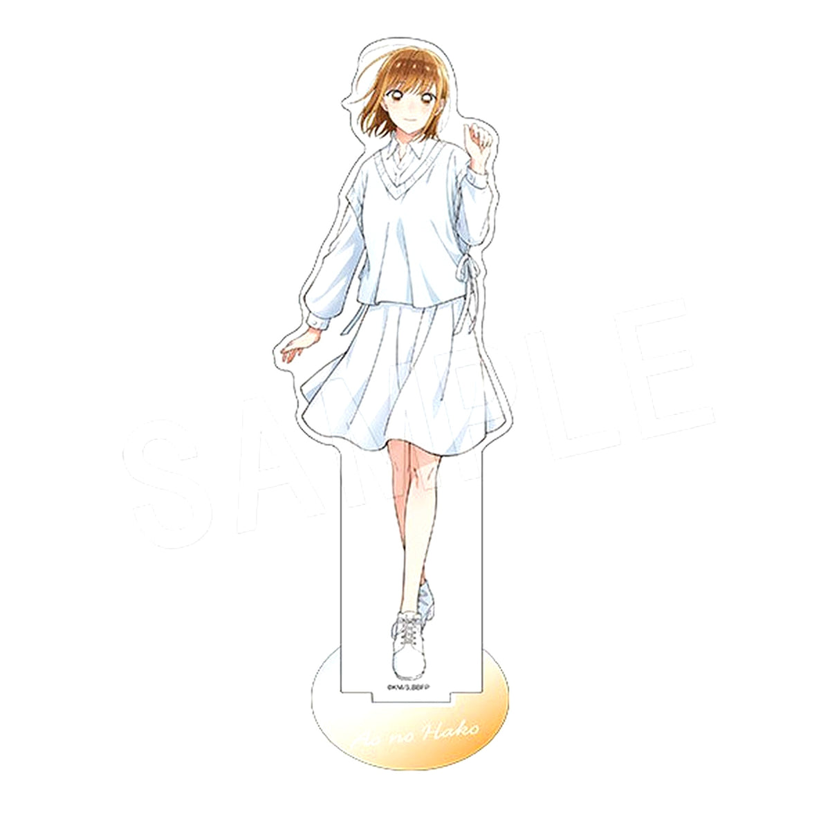 Chinatsu Kano White Acrylic Figure Stand Black White Ver. Blue Box Jump Festa 2026 [USED]