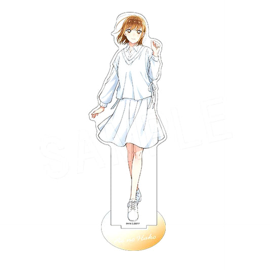 Chinatsu Kano White Acrylic Figure Stand Black White Ver. Blue Box Jump Festa 2026 [USED]