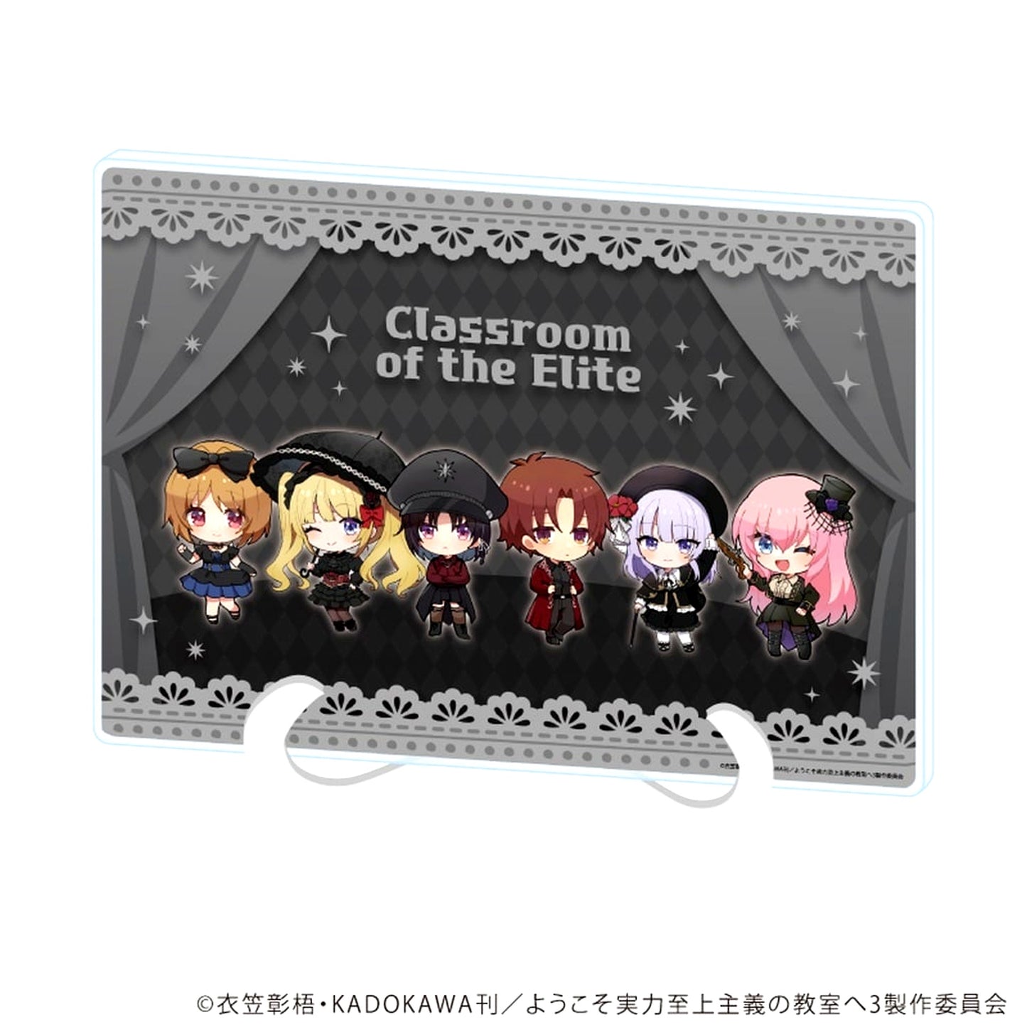 Group Gothic Lolita Mini Character Illustration Acrylic Art Board Classroom of the Elite POP UP SHOP in Gamers [USED]