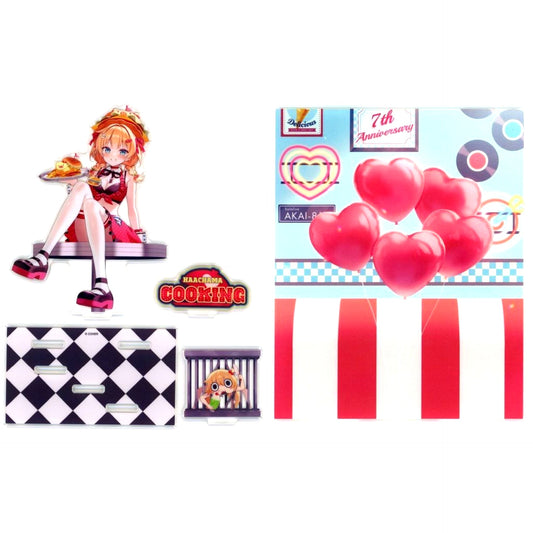 Akai Haato Acrylic Diorama Stand Virtual YouTuber Hololive Akai Haato 7th Anniversary [USED]